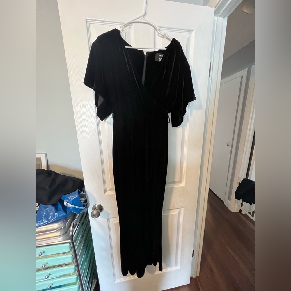 ModCloth x Collectif Black Velvet Dress